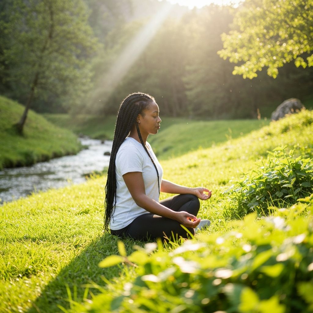 Deep breathing practice